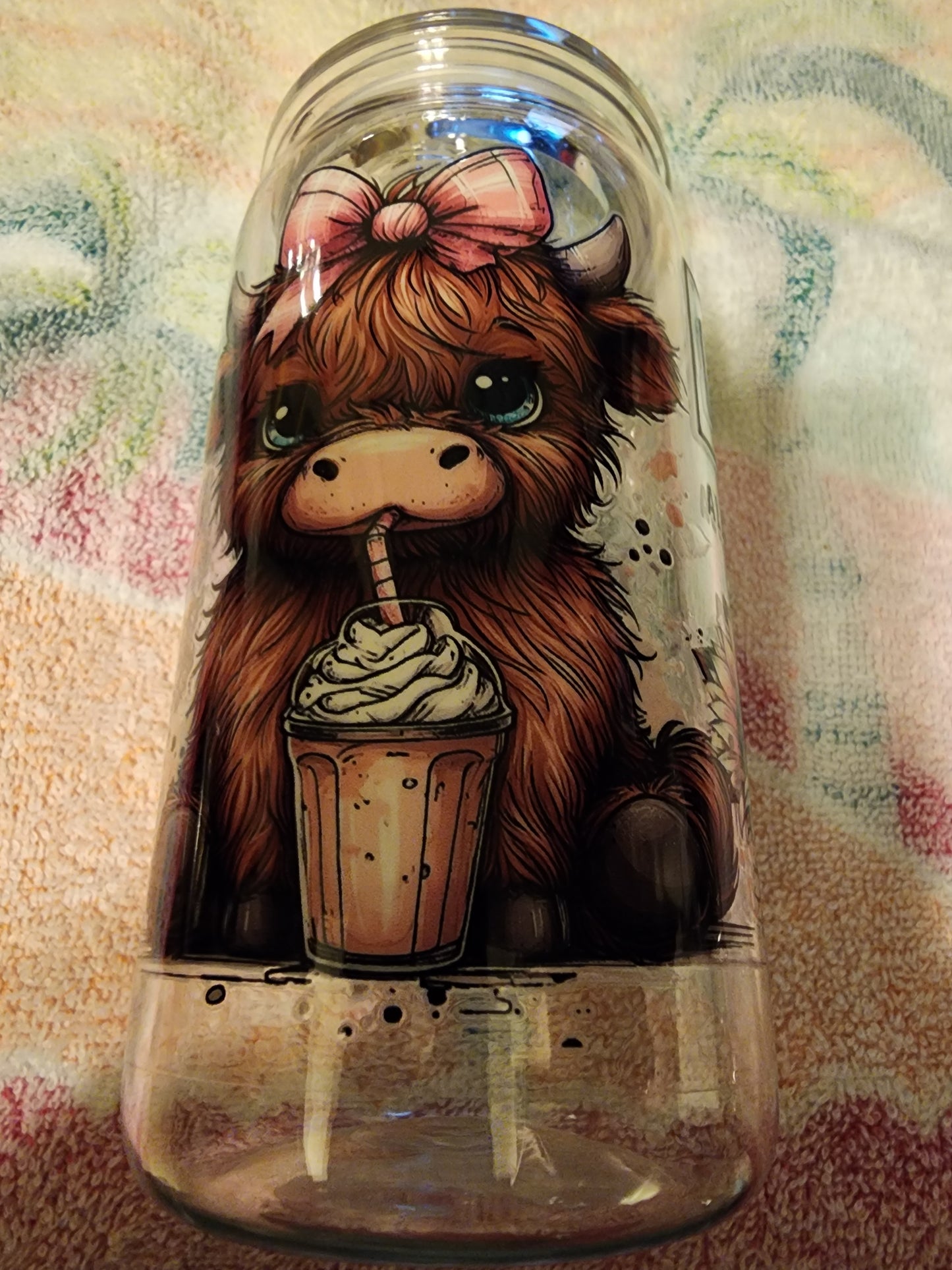 Highland coffee all day 16 ounce cup
