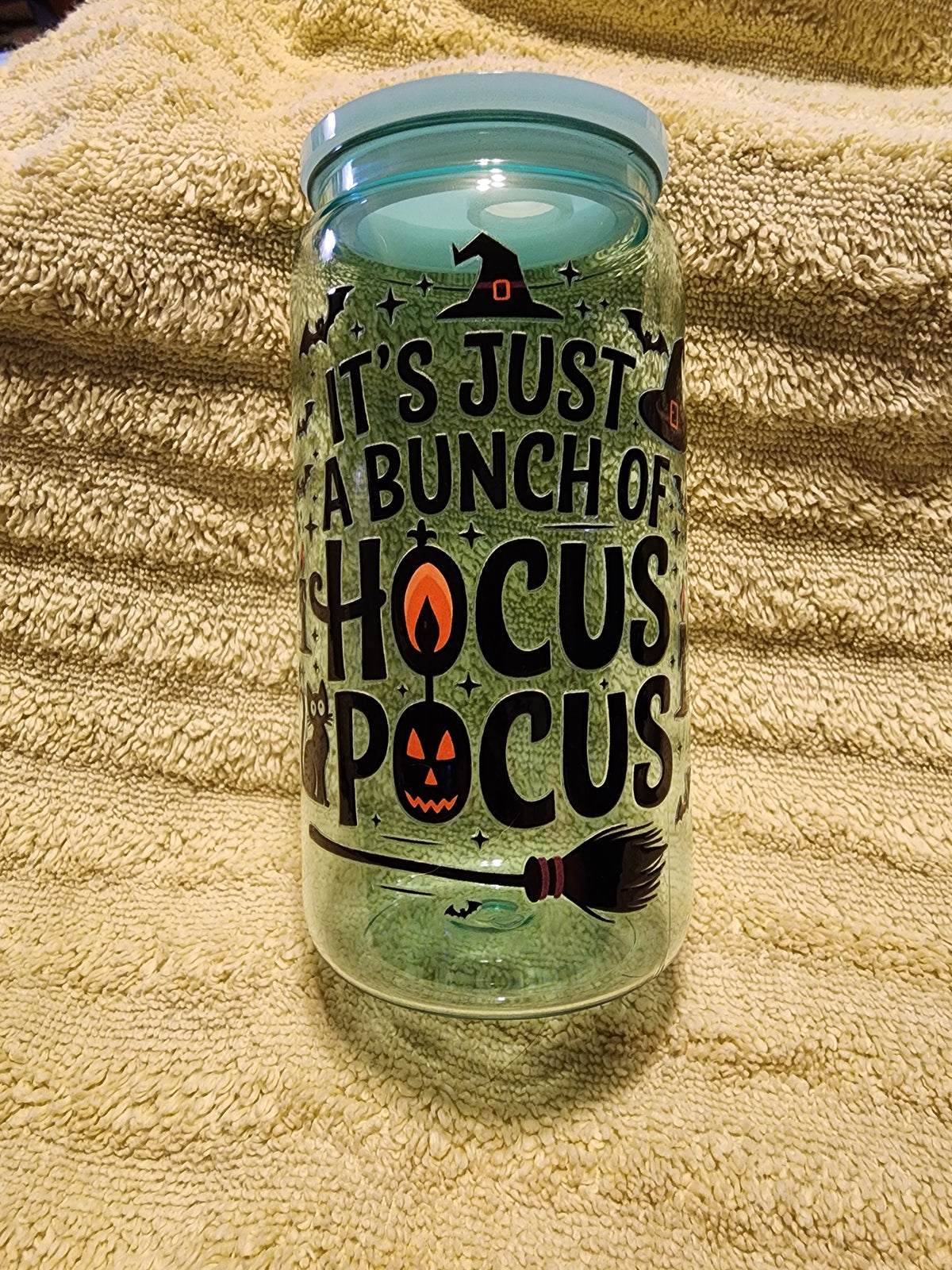 Blue 16 ounce cup