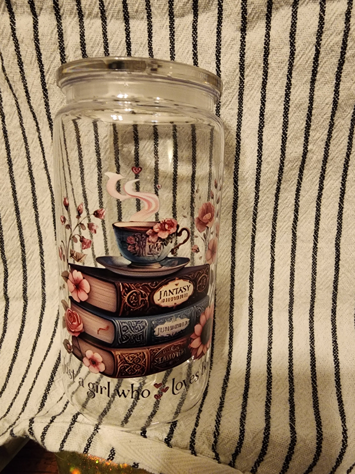 16 ounce Just a Girl plastic cup