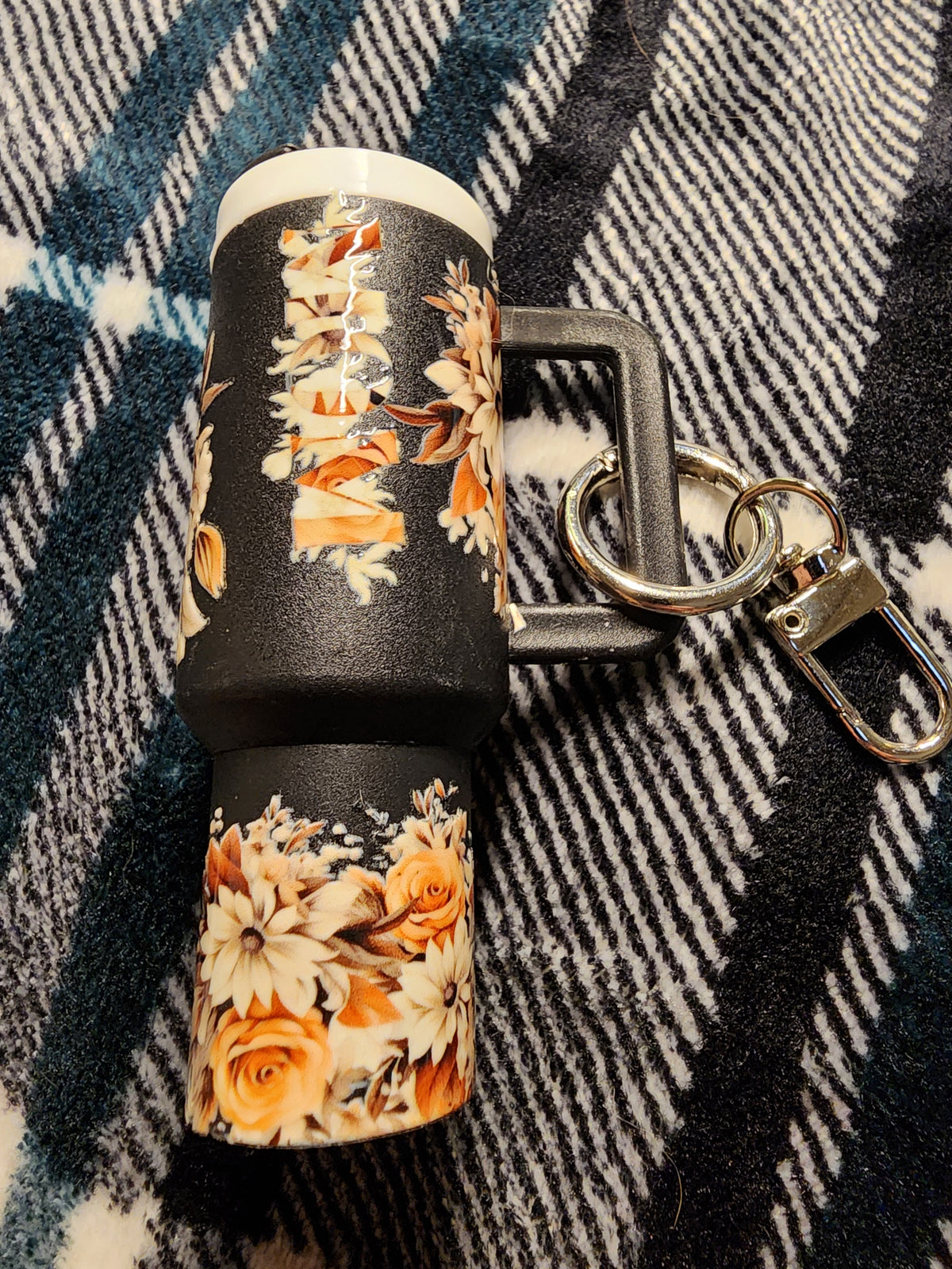 Autumn floral mom chapstick holder