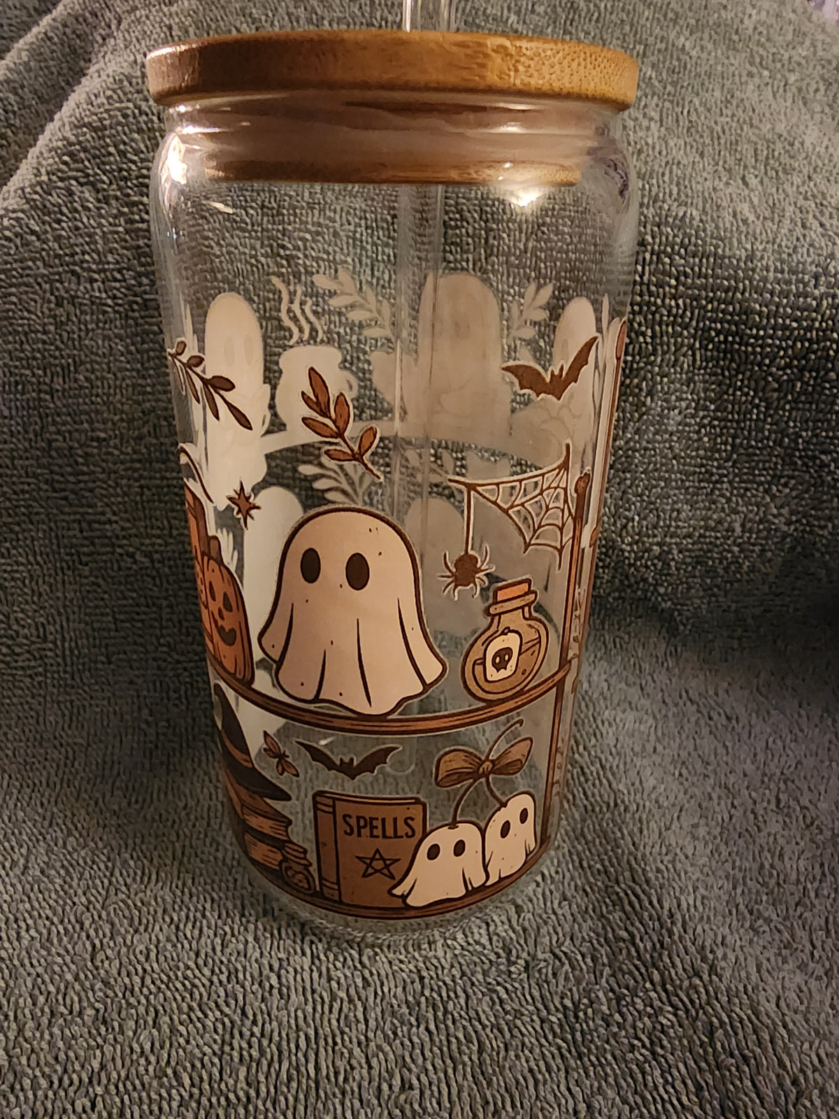 Boo tea book club tumbler