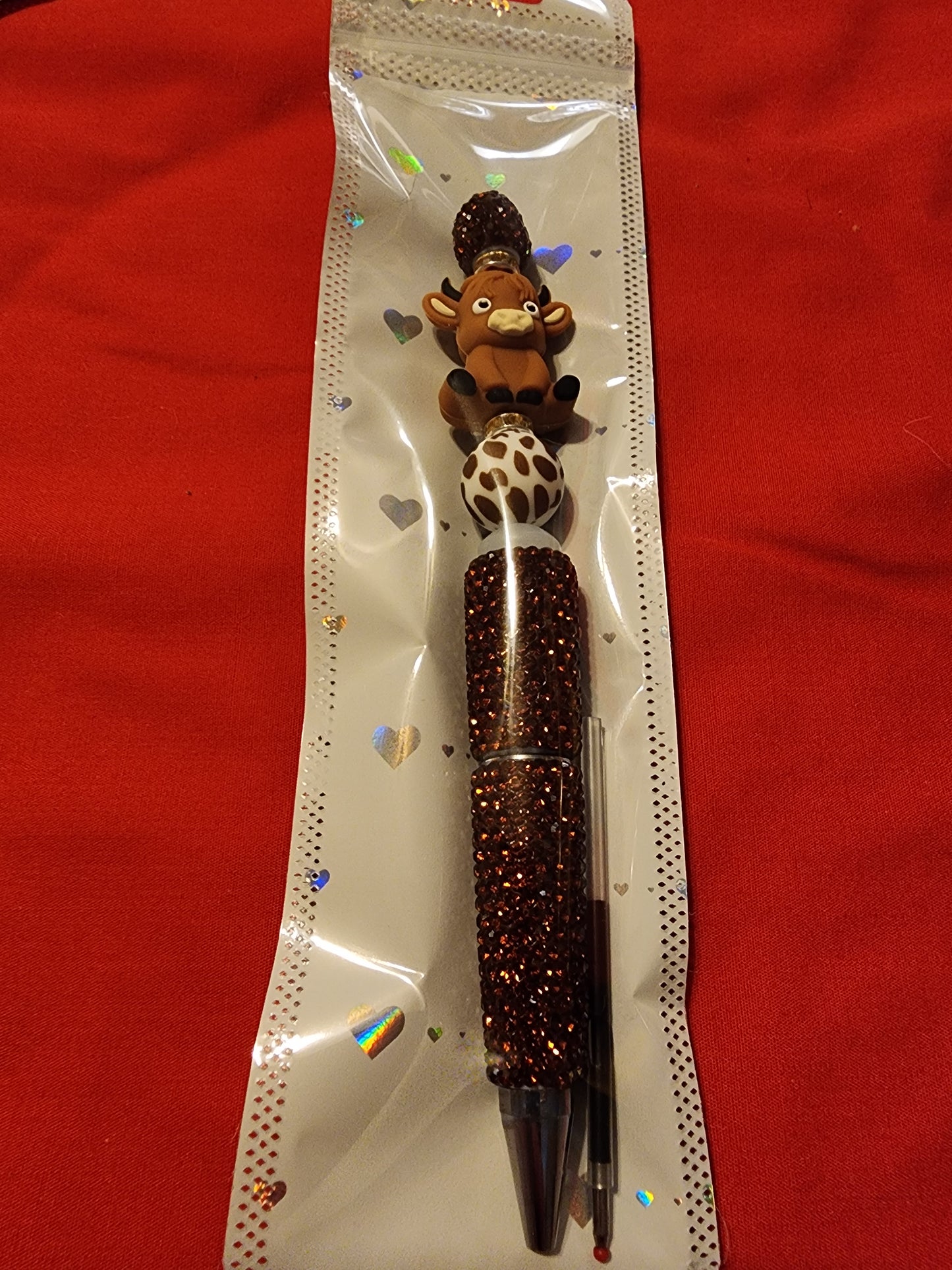 Brown Highland cow pen