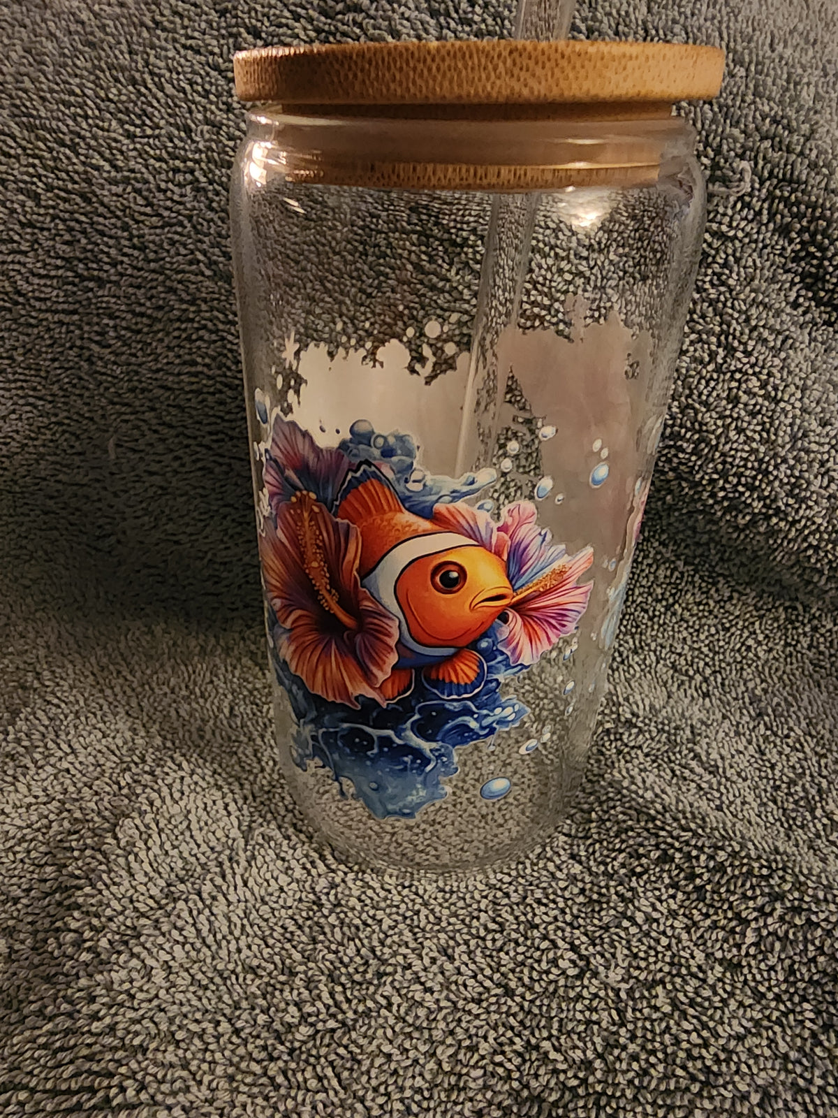 Clean fish 🐟 and sea turtle 🐢 tumbler