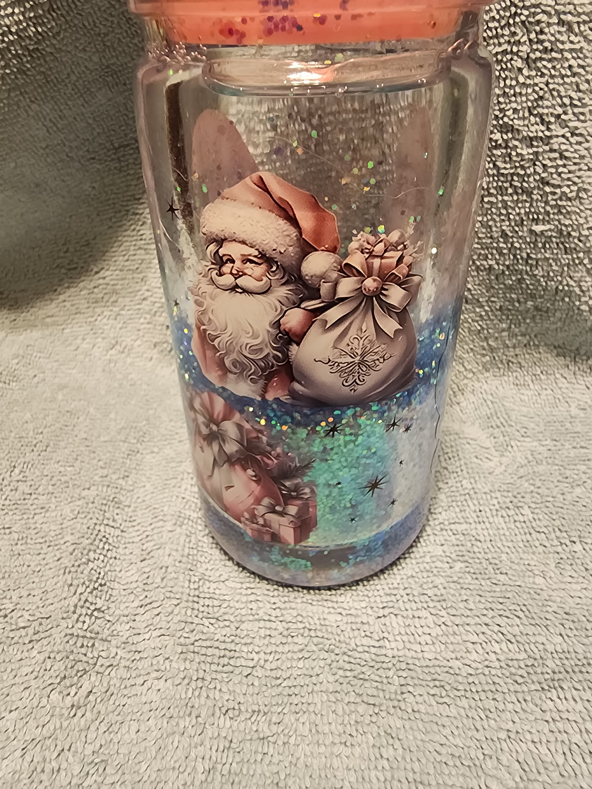 Glitter snow ❄️ globe believe in the magic tumbler