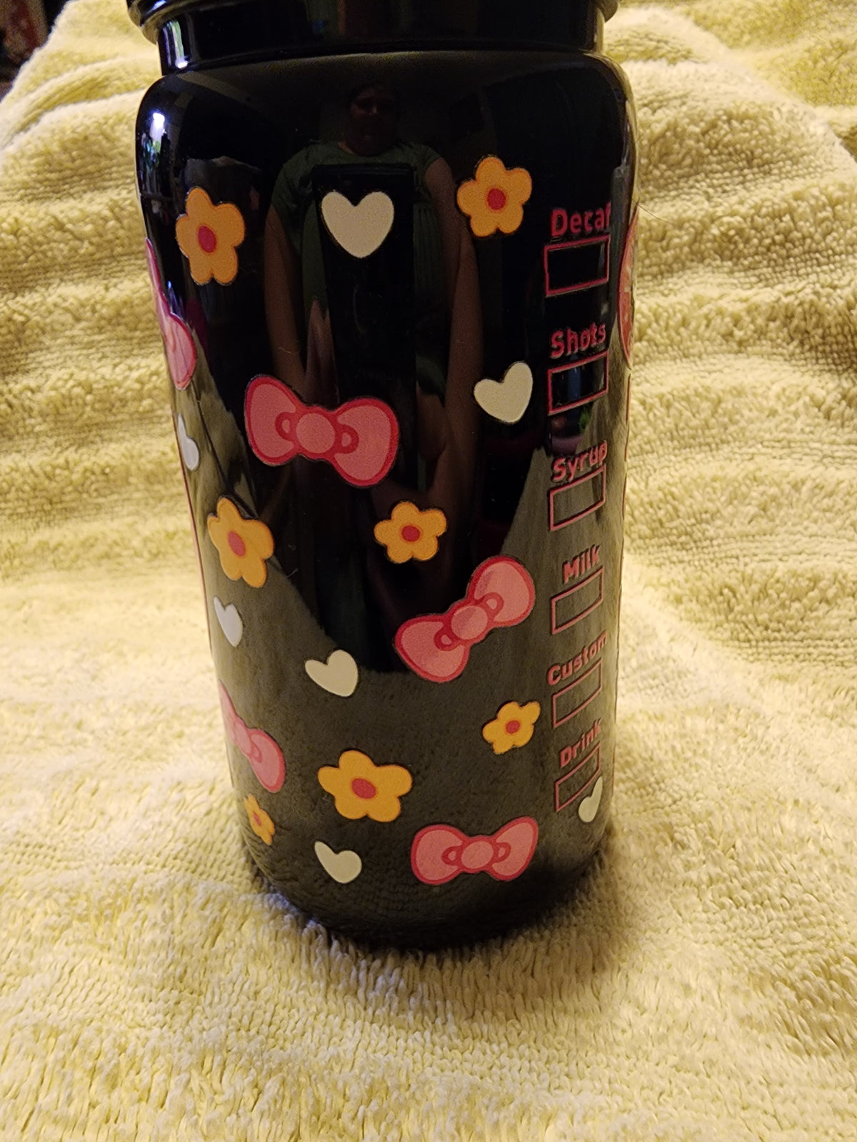 Flower cat 16 ounce cup