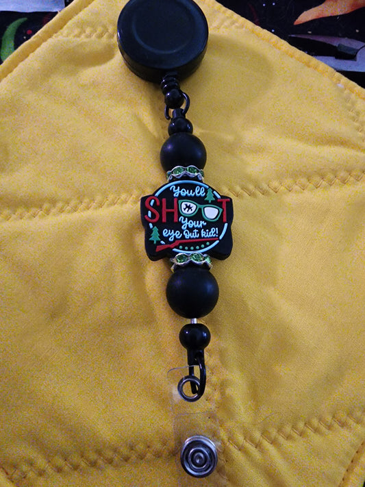 Holiday badge reel
