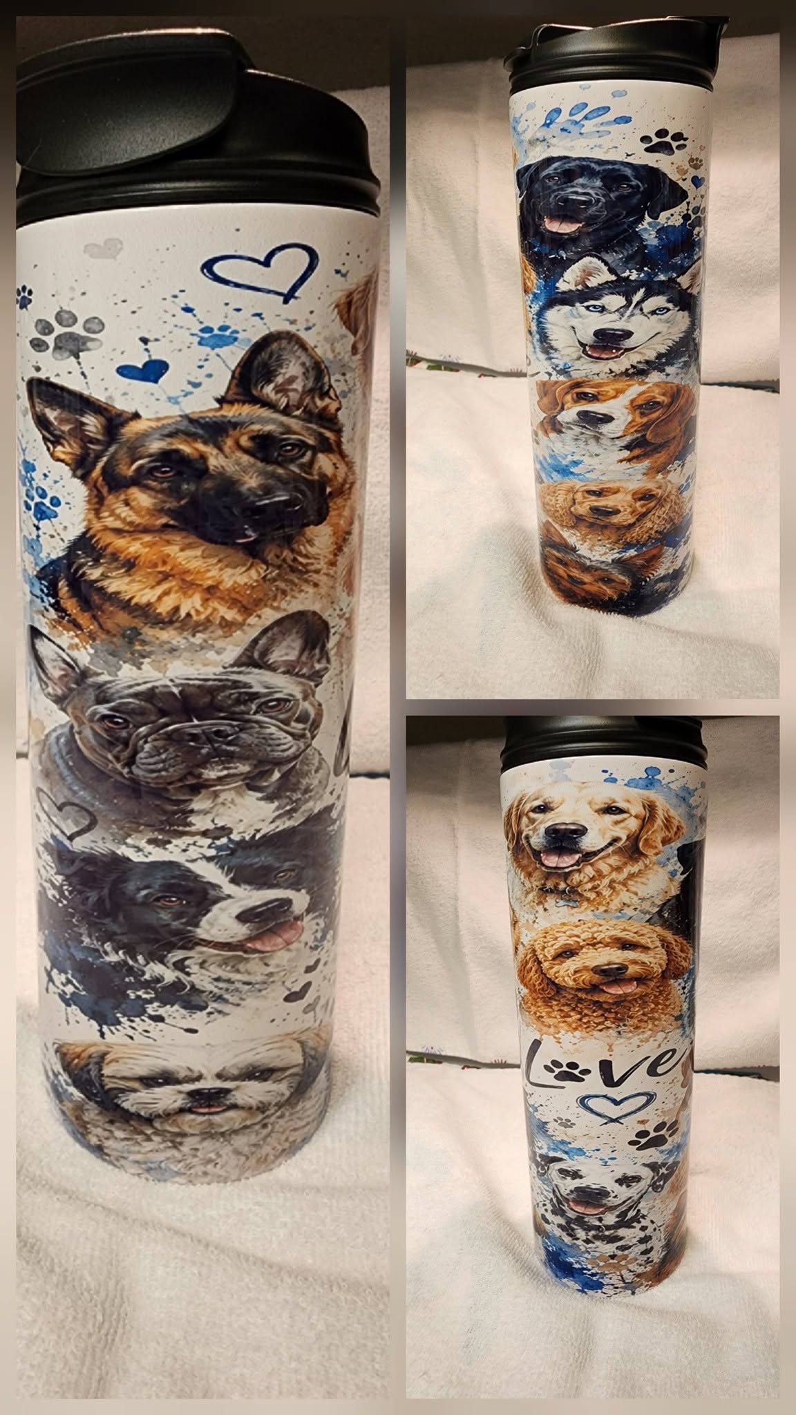 20 ounce dog lover tumbler