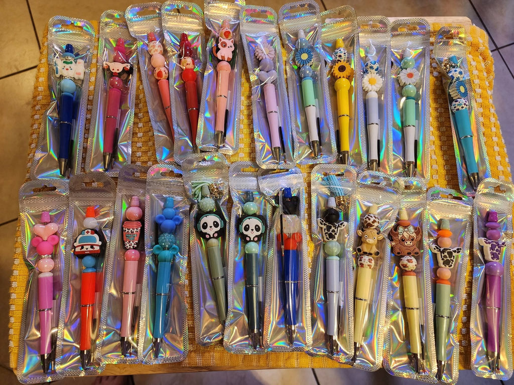 Beaded pens