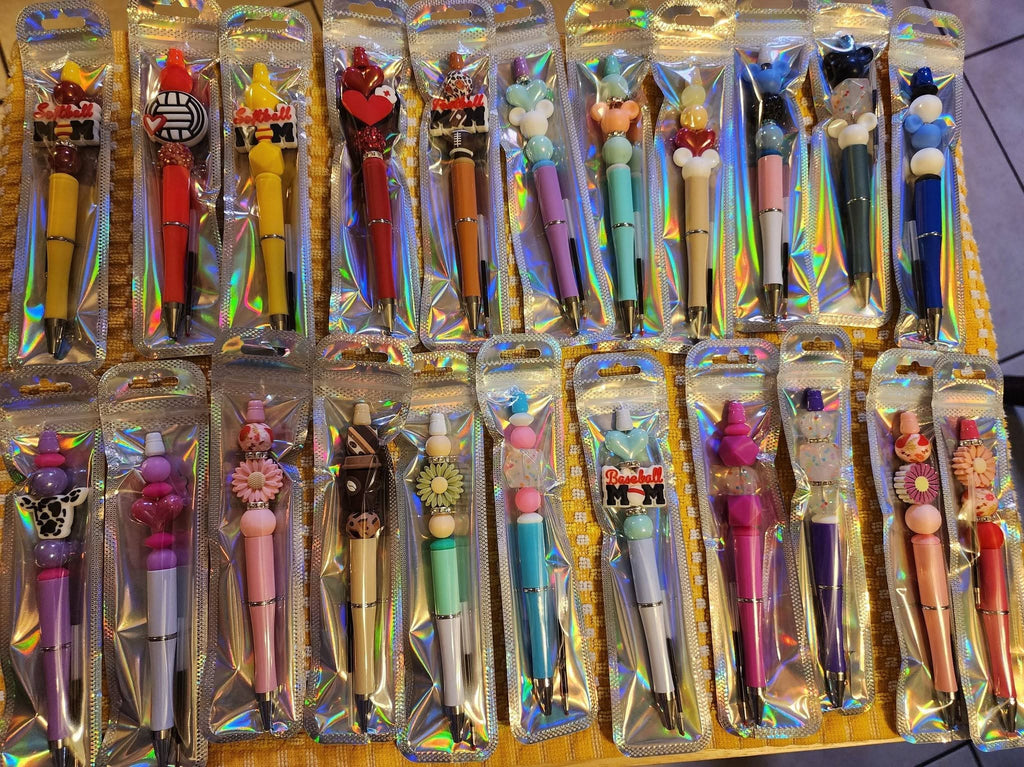 Beaded pens