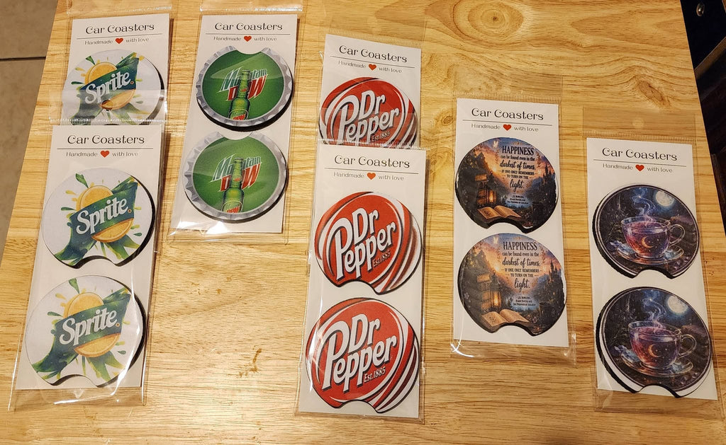 Foam car coasters