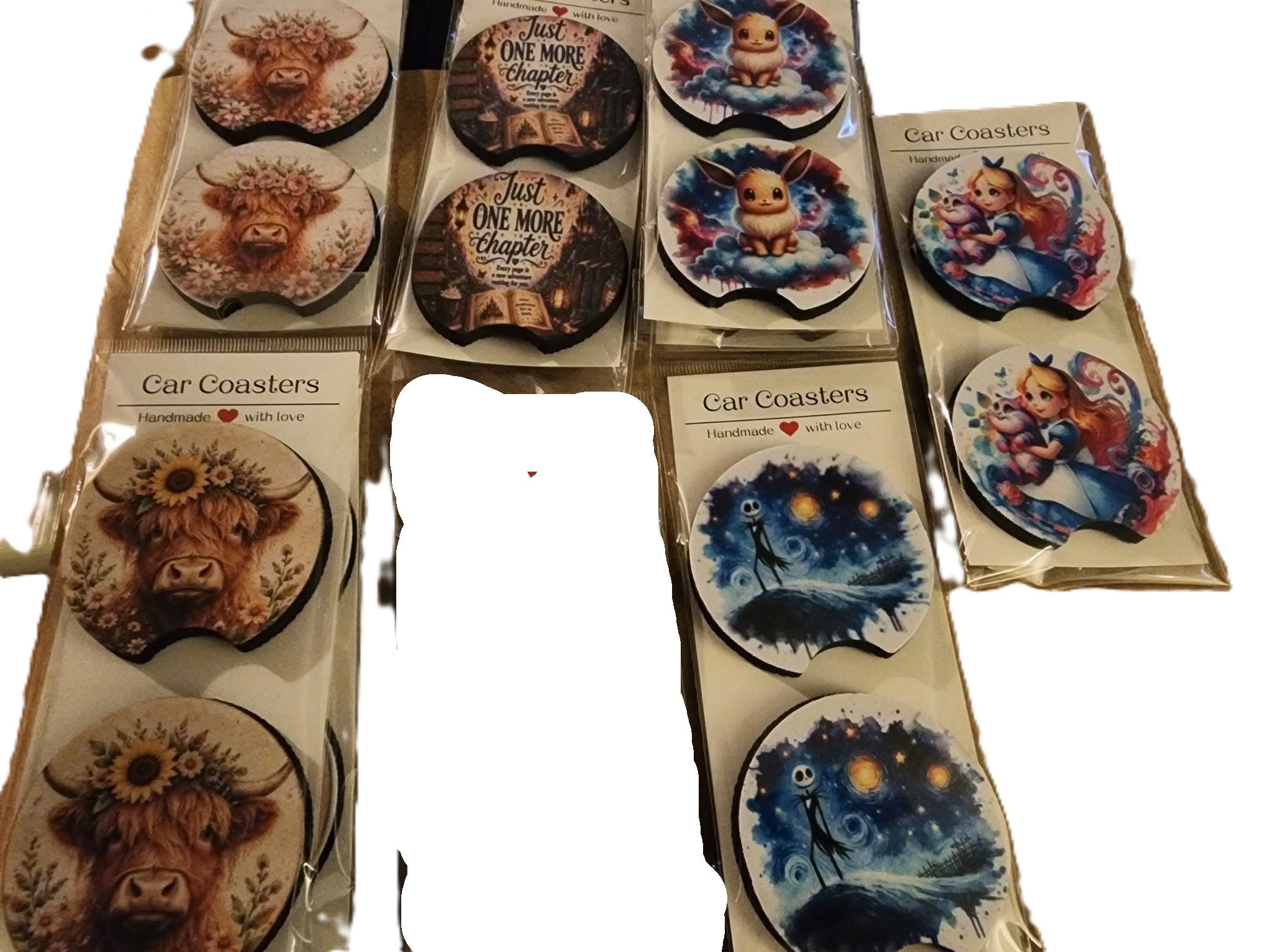 Foam car coasters