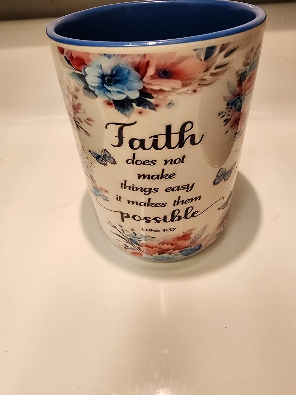 Faith- 15 ounce coffee cup