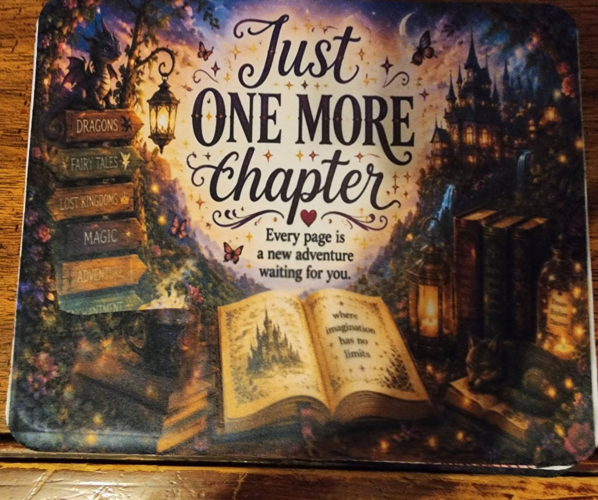 Just One More Chapter Mouse pad