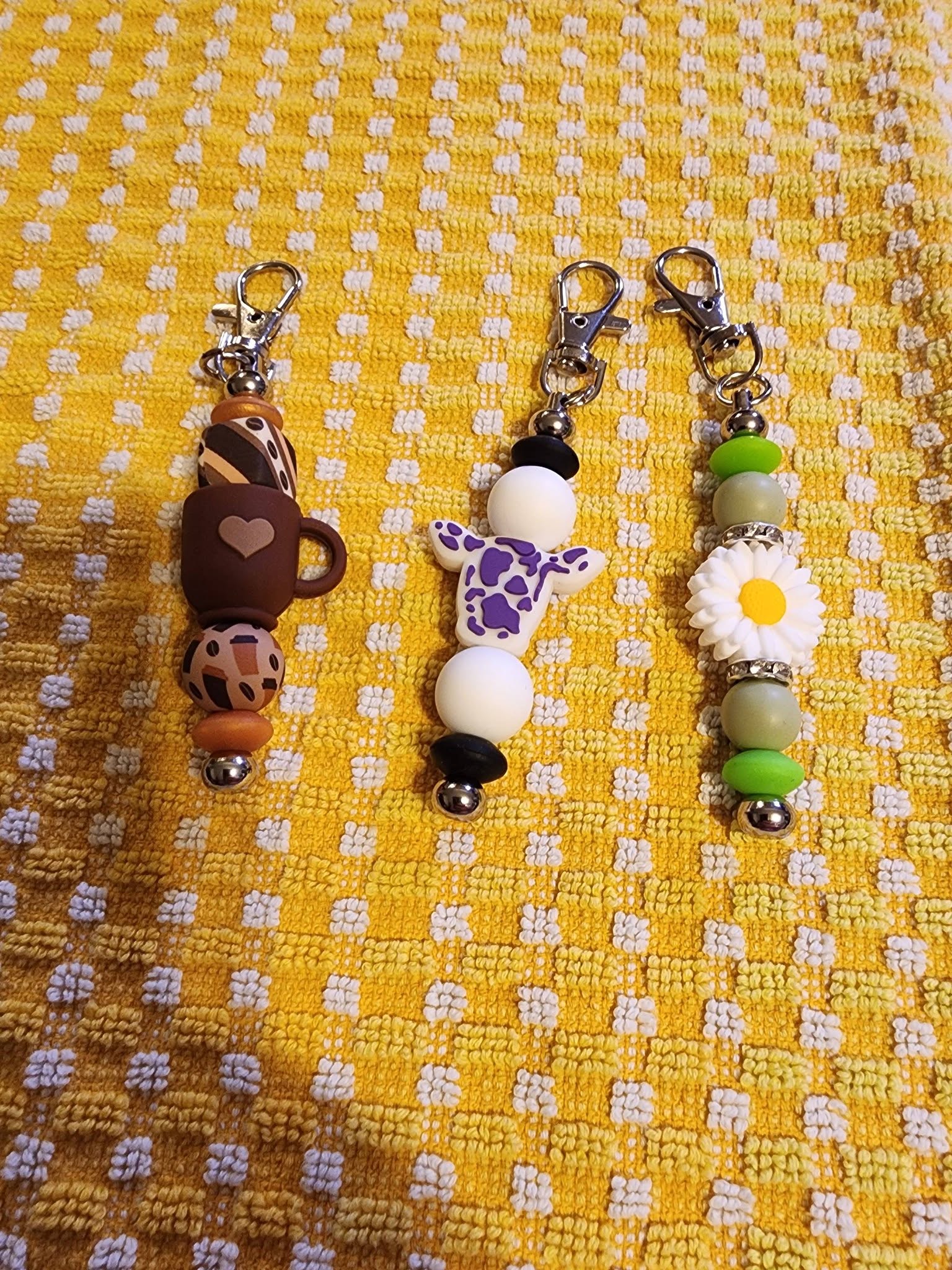 Beaded keychains