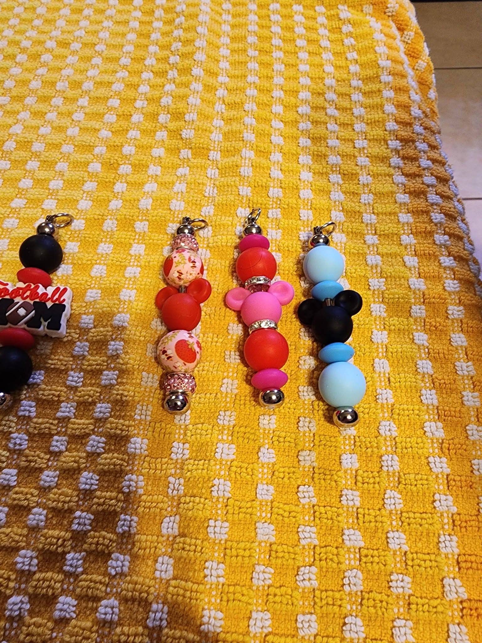 Beaded keychains