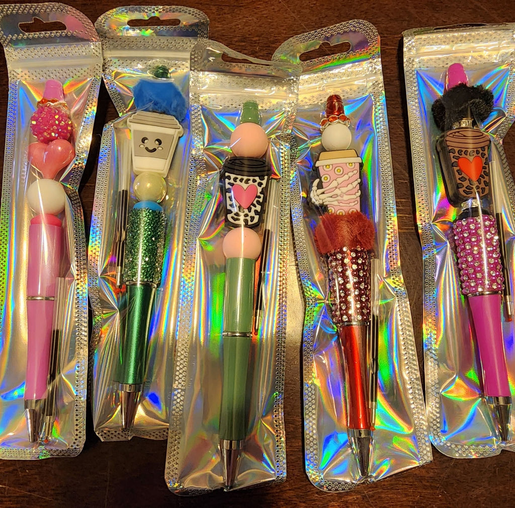 Beaded pens
