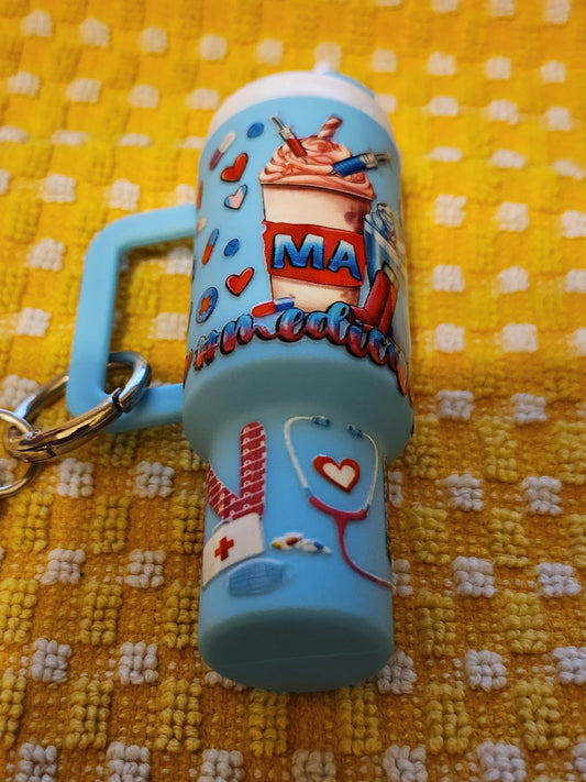 Medical assistant chapstick holder