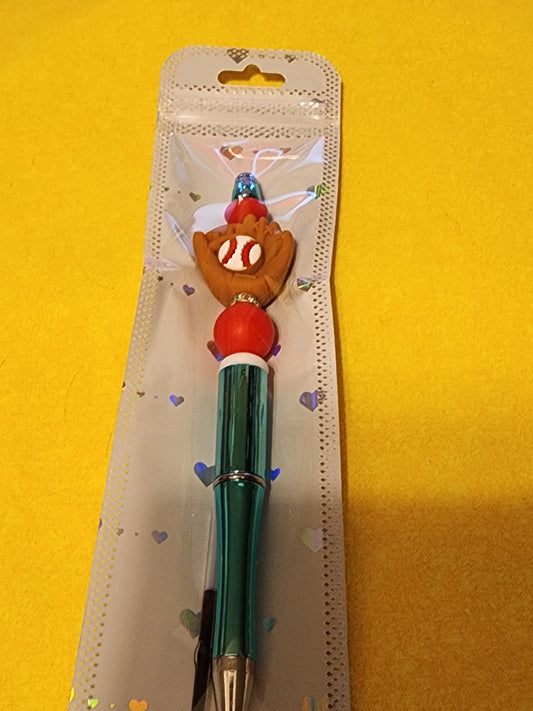 Baseball glove pen