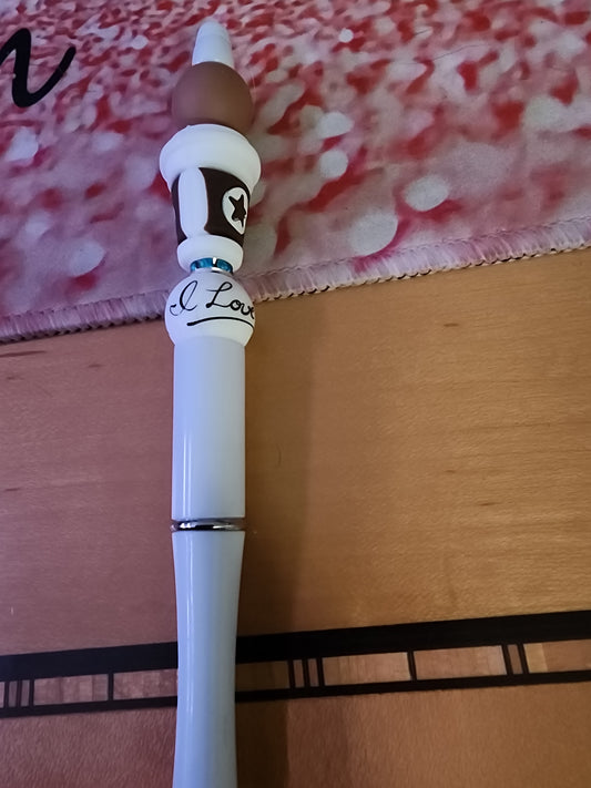 I love you coffee pen