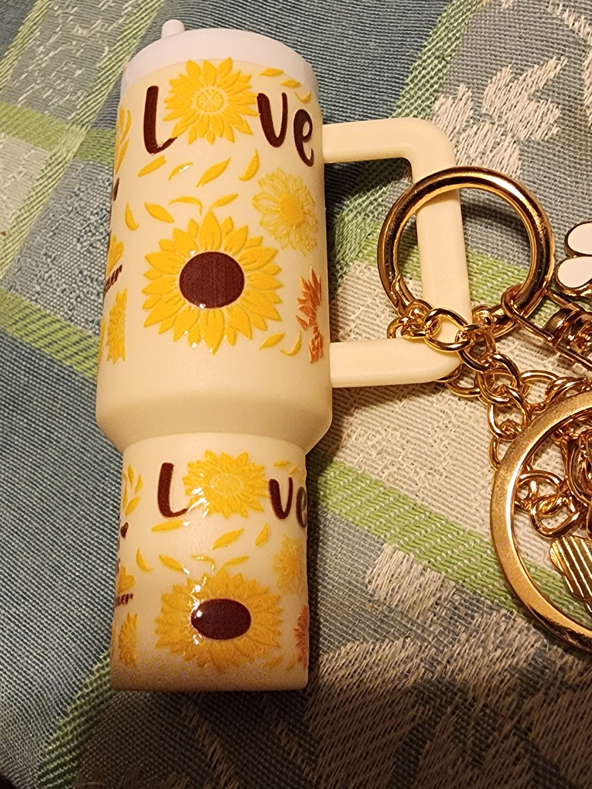 Be a sunflower chapstick holder