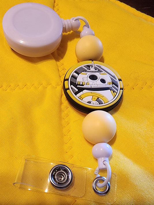 BB8 badge reel