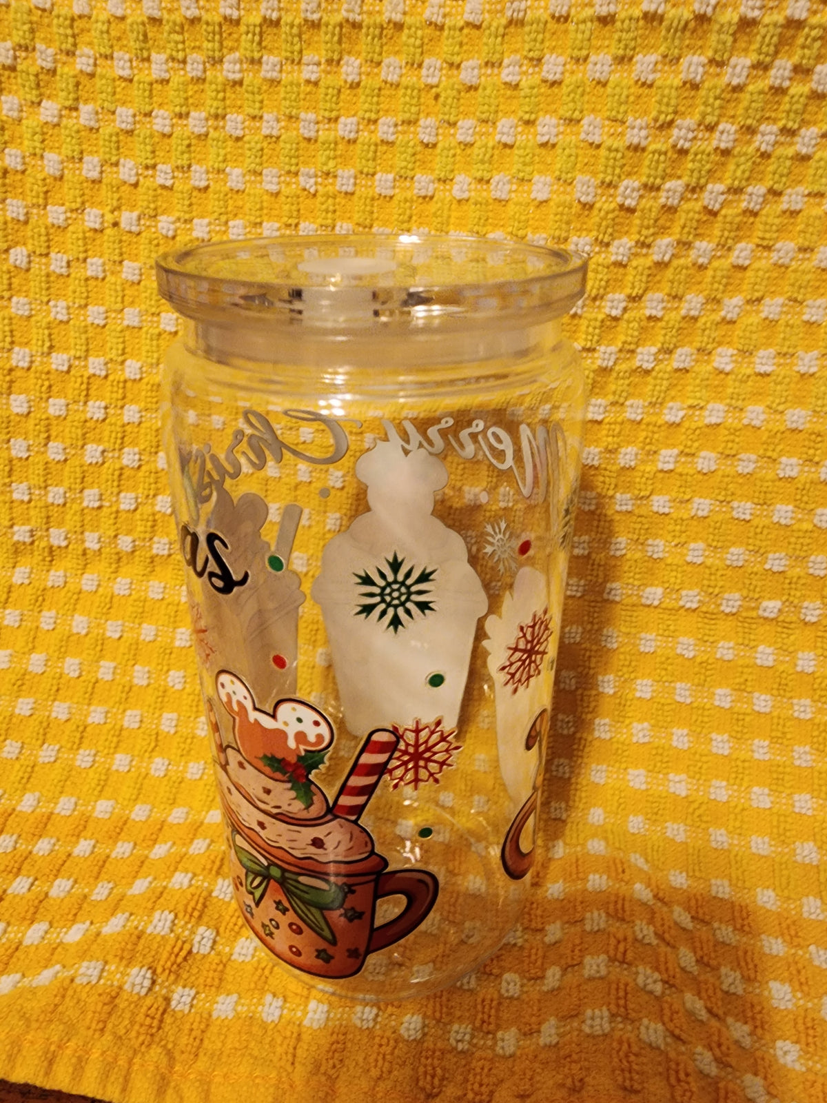 Hot cocoa cookie cups 16 ounce tumbler