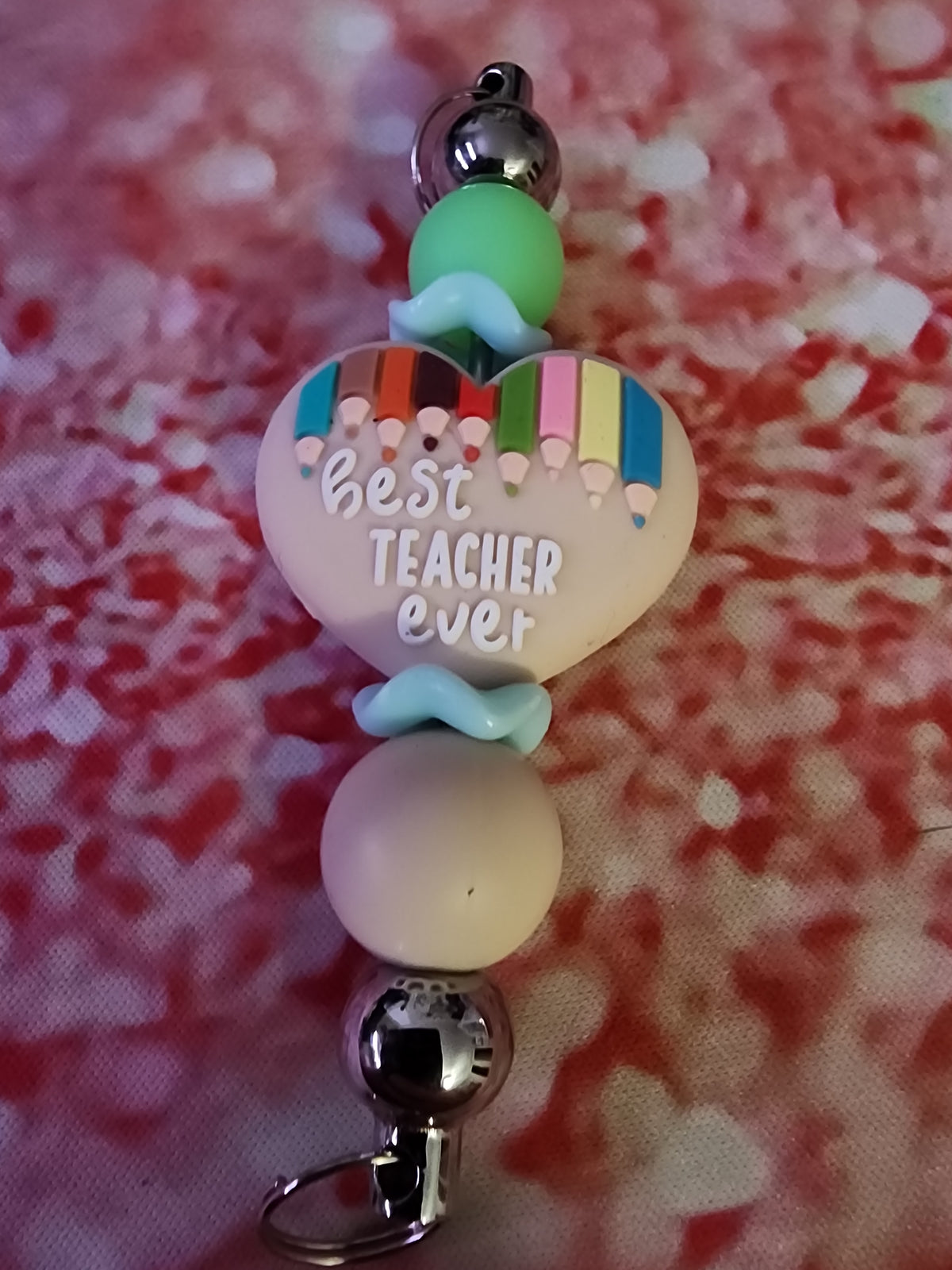 Best teacher ever keychain