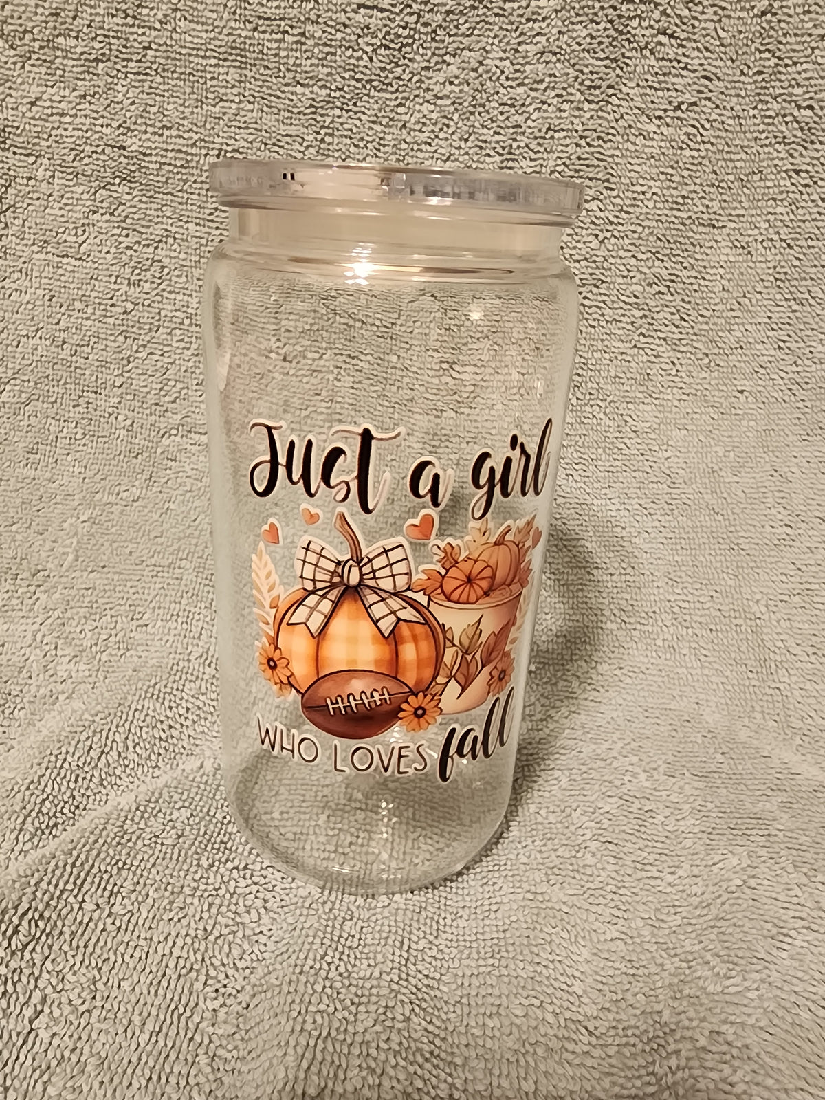 Just a girl who loves fall tumbler