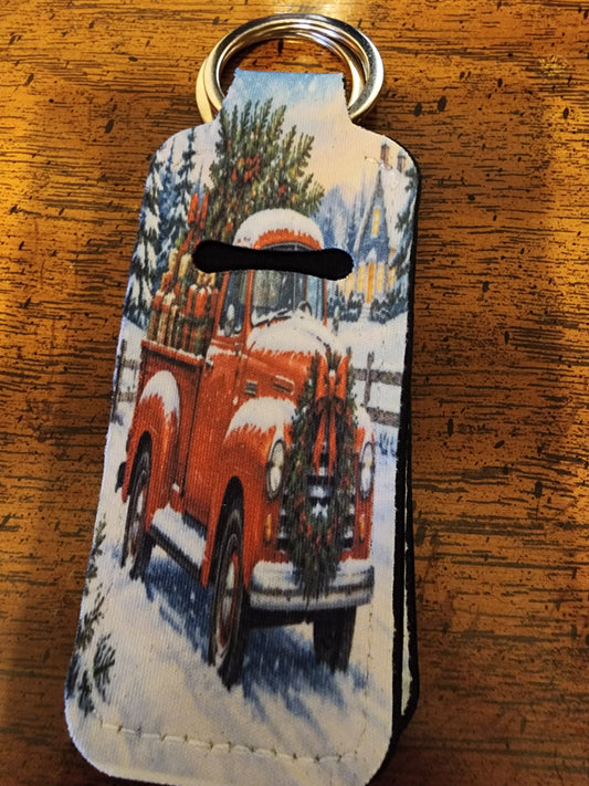 Winter truck chapstick holder