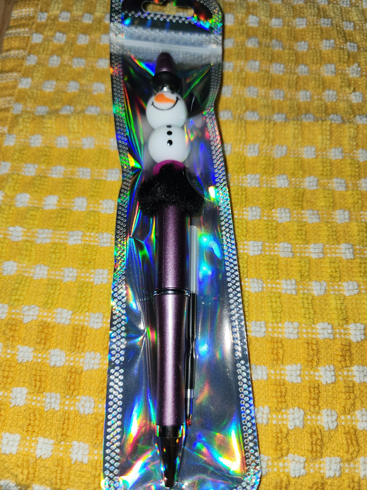 Fancy snowmen pen