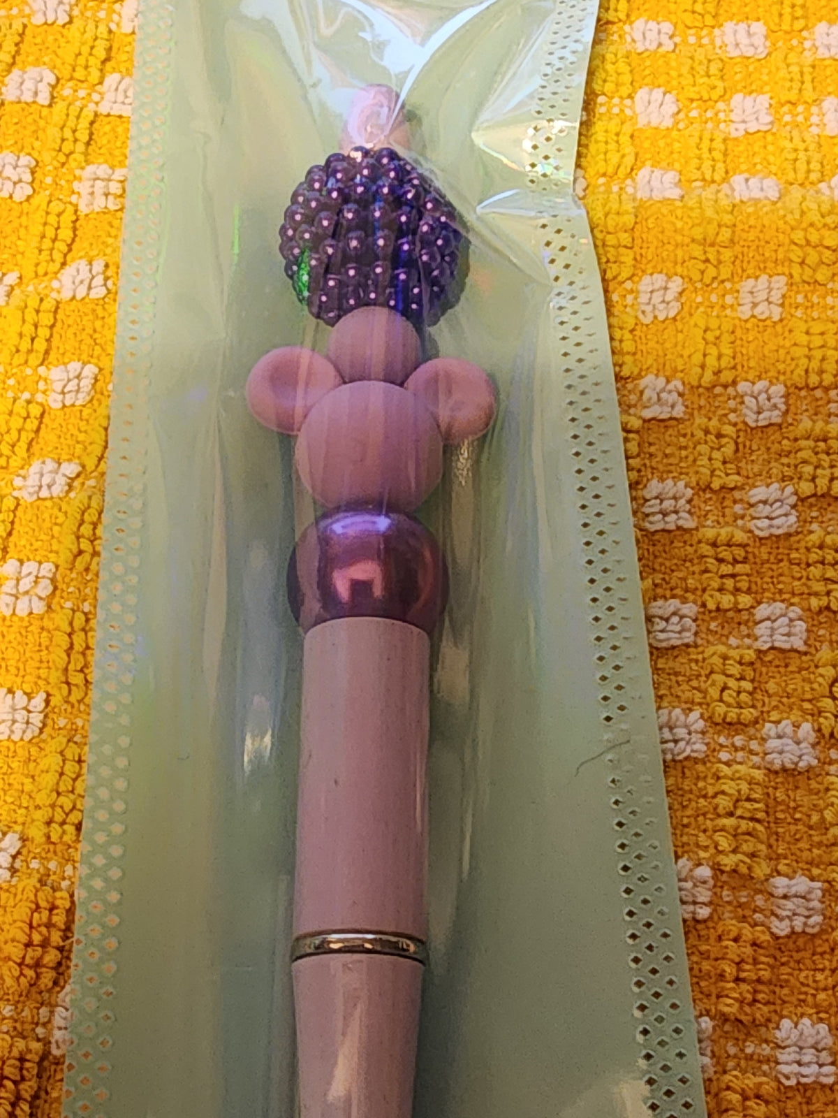 Purple mouse pen