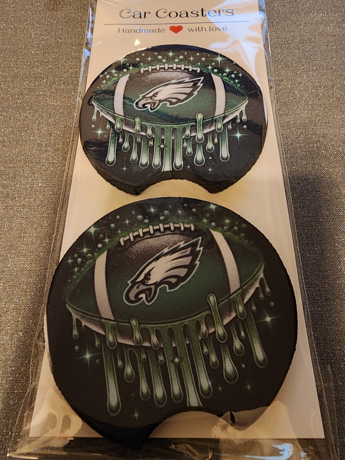 Eagles car coasters