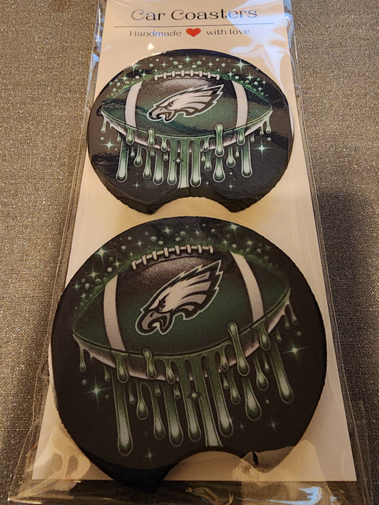 Eagles car coasters
