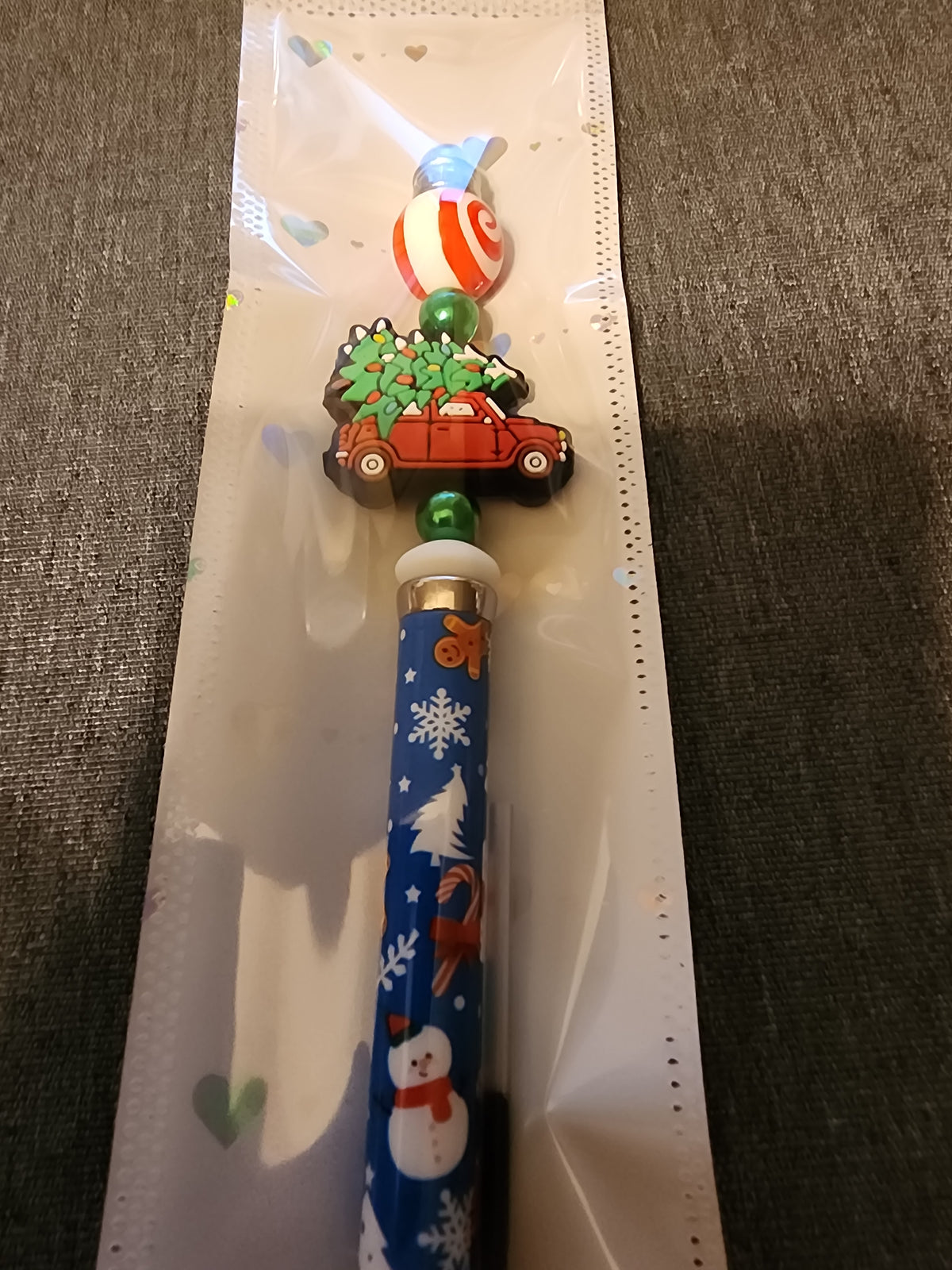 Christmas 🎄 truck blue holiday pen