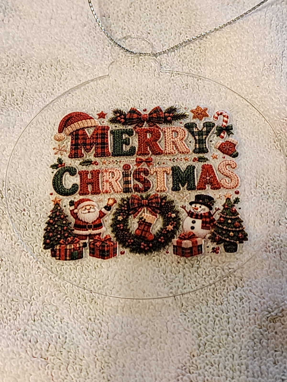 Merry Christmas ornament