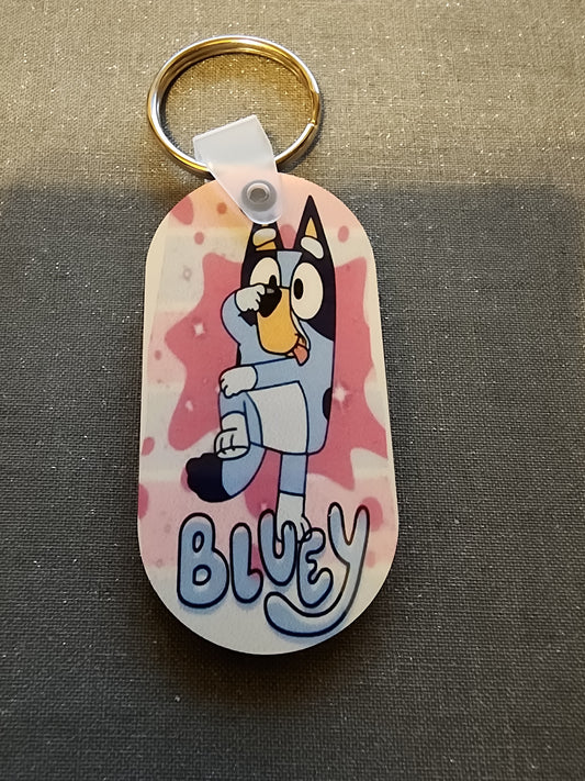 Bluey keychain