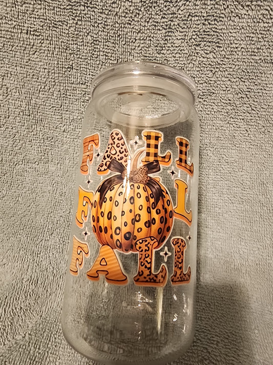 Fall pumpkin tumbler