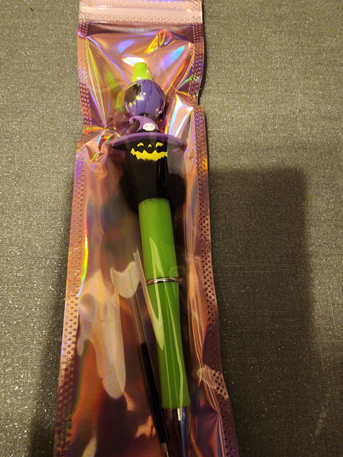 Jack O' Lantern witch pen