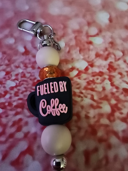 Fueled by coffee ☕️ keychain