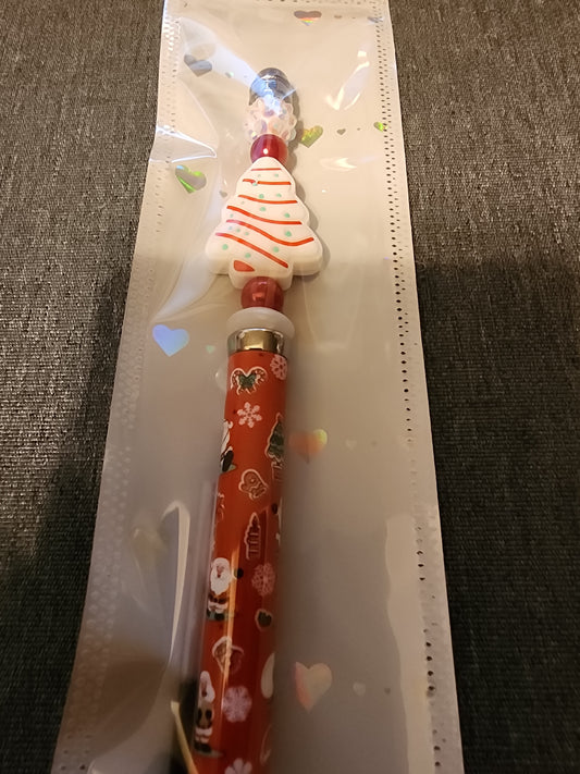 Christmas 🎄 red holiday pen
