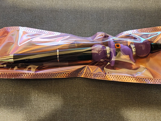 Purple witch's hat pen