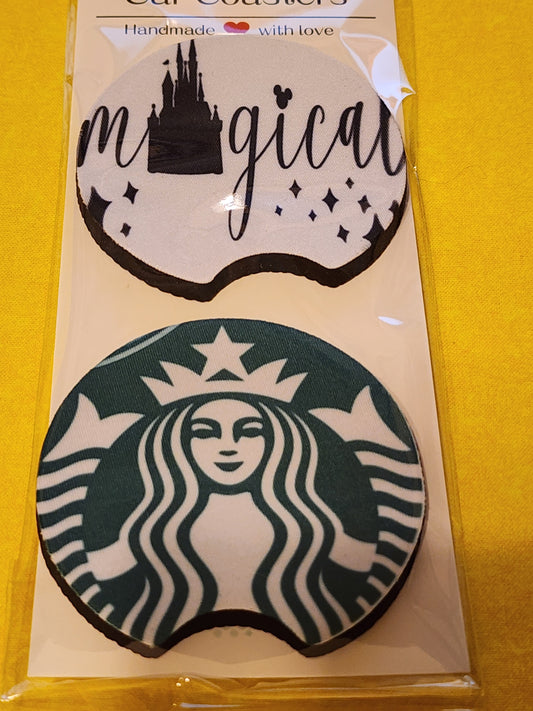 Mash up car coasters