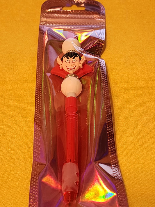 Red and white Dracula mechanical pencil