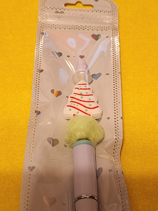 Christmas tree snack pen