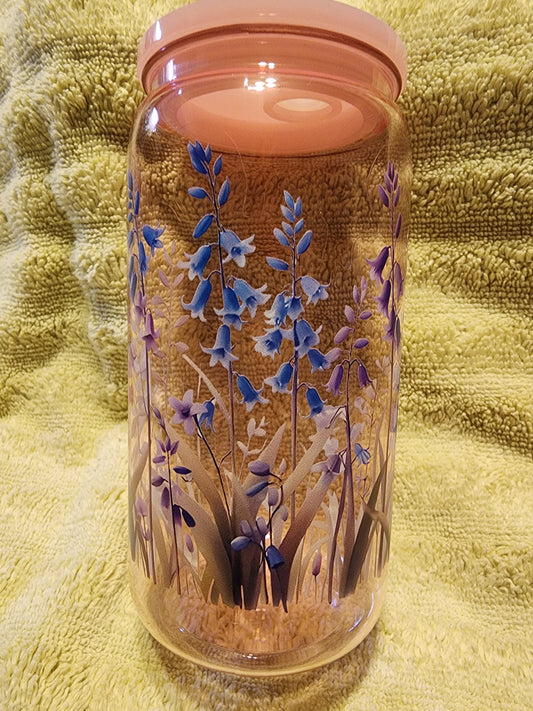Bluebell floral pattern cup