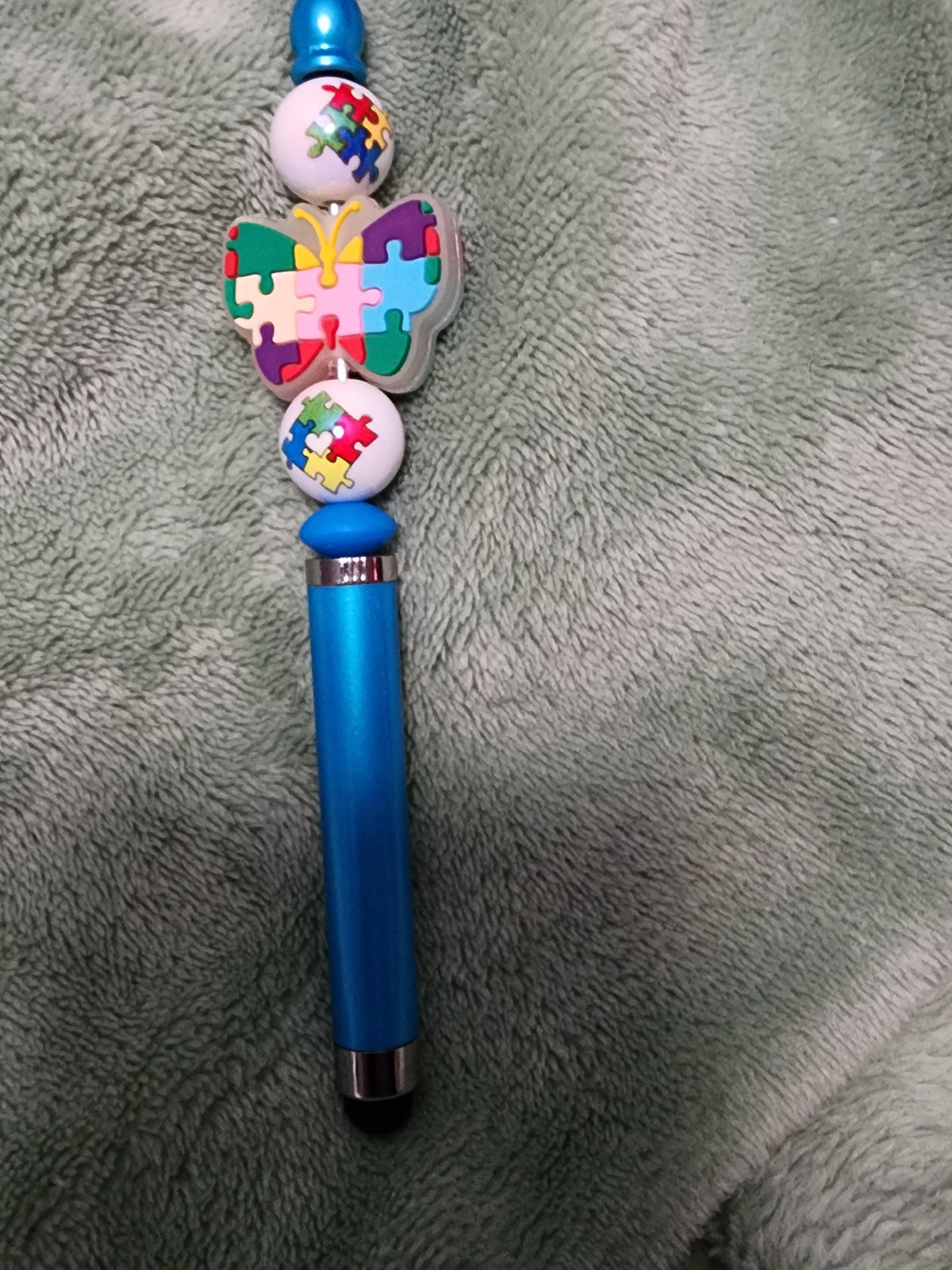 Autism awareness butterfly stylus