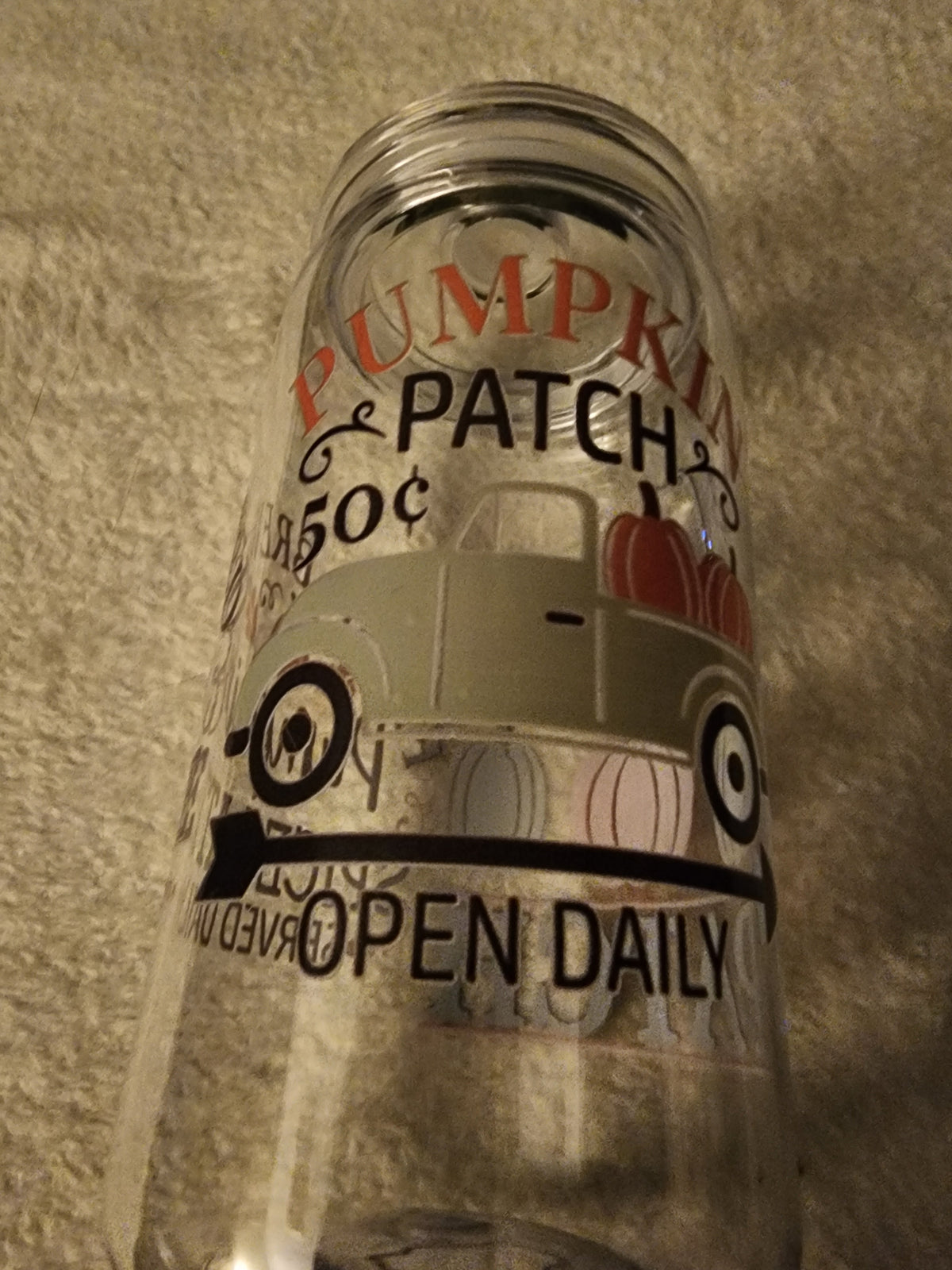 Pumpkin patch 16 ounce cup