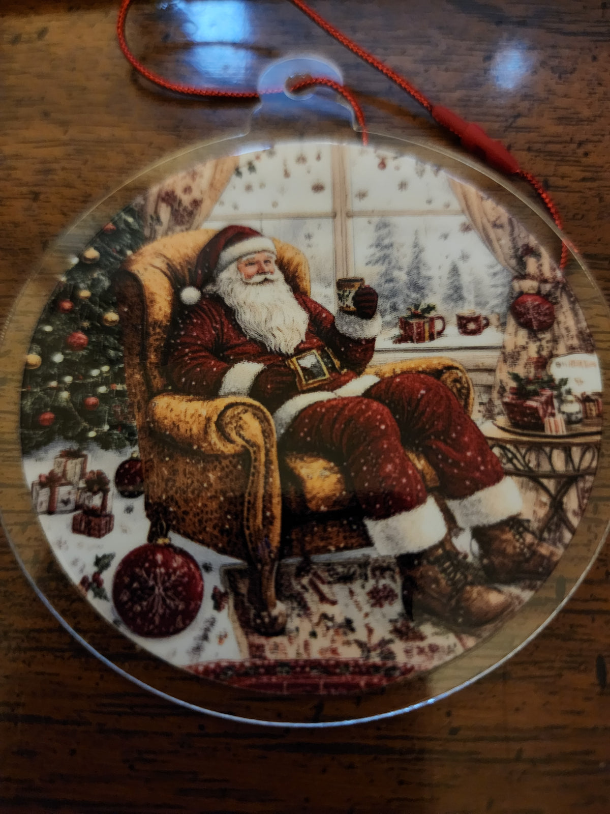 Resting Santa 🎅 ornament