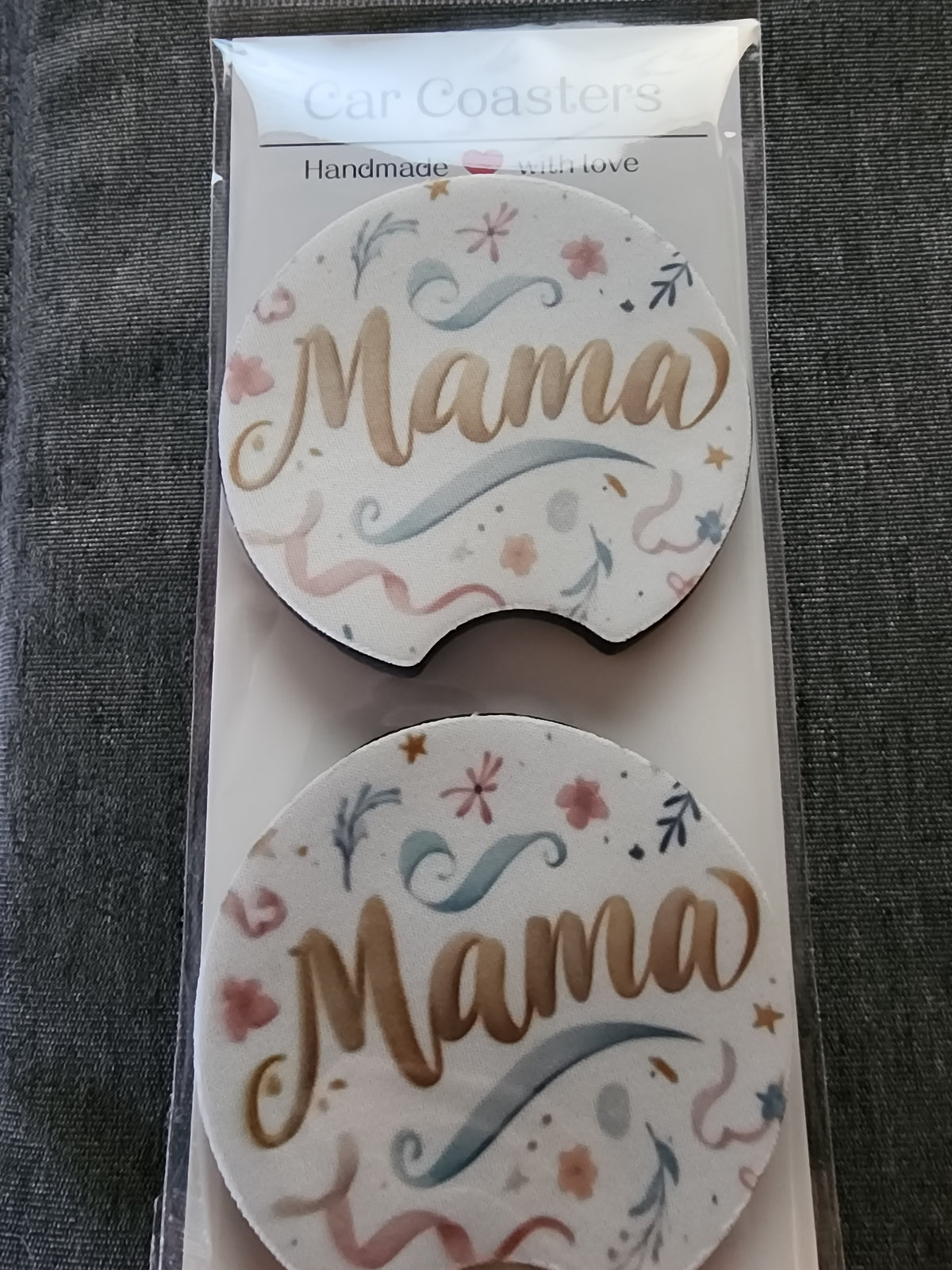Mama car coasters