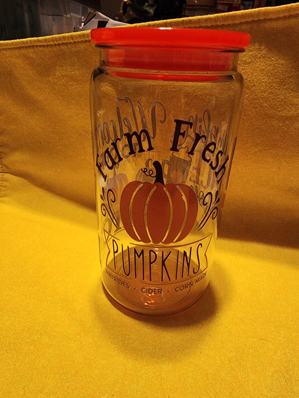 Pumpkin spice season 16 ounce cup
